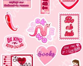 Kindle Reader Sticker Set