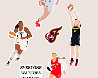 Indiana Fever Aufkleber Set | WNBA Team Aufkleber | Laptop, Planer & Scrapbook Papier Aufkleber |
