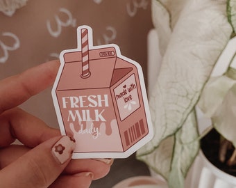 Fresh Milk Daily Sticker | World Breastfeeding Week | Breastfeeding Empowerment | Milk Maker | Pumping Mom | Normalize Breastfeeding