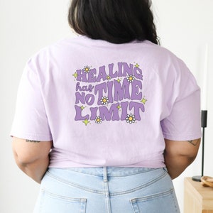 Healing is not linear tee / Body Positivity tshirt / Maternal Mental Health tee / Mental Health gifts image 2