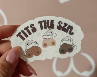 Tits the Szn sticker / Tits the season / breastfeeding sticker / breastfeeding mom / lactation / milk maker / gift for mom