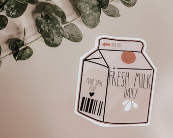Milk Carton Sticker, Breastmilk Carton, Breastfeeding Sticker, Lactation, Breastfeeding Mama, Milk Maker, World Breastfeeding Week | WBW