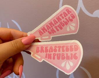 Breastfeed in Public megaphone / breastfeeding / wow / ibclc / milk maker / breastfeeding sticker / clc / new mom /postpartum