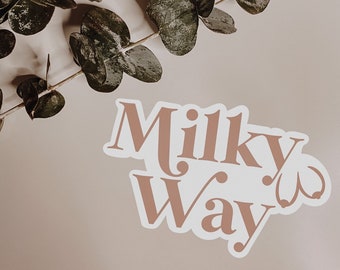 Milky Way Waterproof Sticker | Breastfeeding Sticker | Milky Way | Breastfeeding Sticker | Breastfeeding Empowerment | Milk Maker |