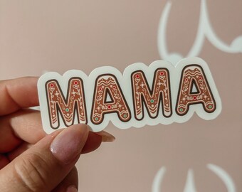 Gingerbread MAMA sticker / Tits the season / breastfeeding sticker / breastfeeding mom / lactation / milk maker / pumping mom