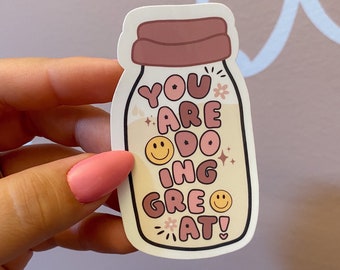 You are going great breastmilk bottle sticker / breastfeeding / wbw / pumping mom / postpartum  / clc / ibclc / milk maker