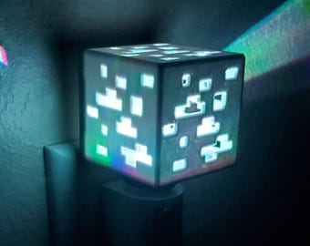 Color Changing Ore Night Light 3D Printed Room Décor