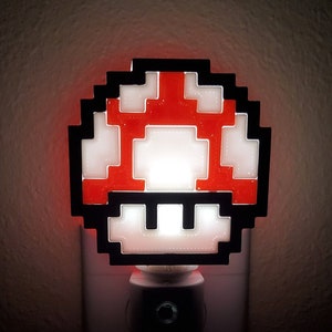 Mario Plug Night Light Etsy