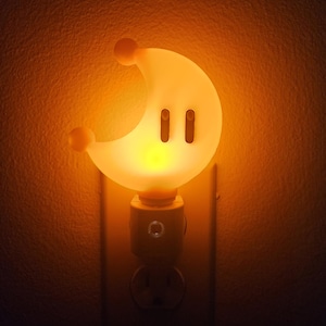 Super Power Moon Night Light 3D Printed Room Décor image 2