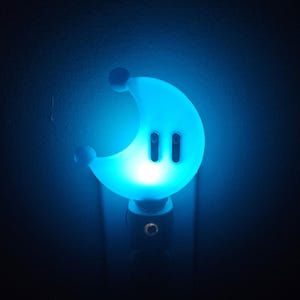 Super Power Moon Night Light 3D Printed Room Décor image 4