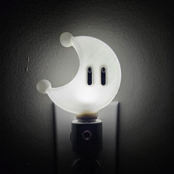 Super Power Moon Night Light 3D Printed Room Décor