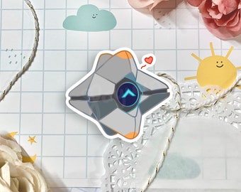 Ghost Sticker | Cute Video Game Decal | Glossy Waterproof Vinyl Diecut | Laptop Ipad Water Bottle Switch Decoration | Gamer Gift | JAYUUN