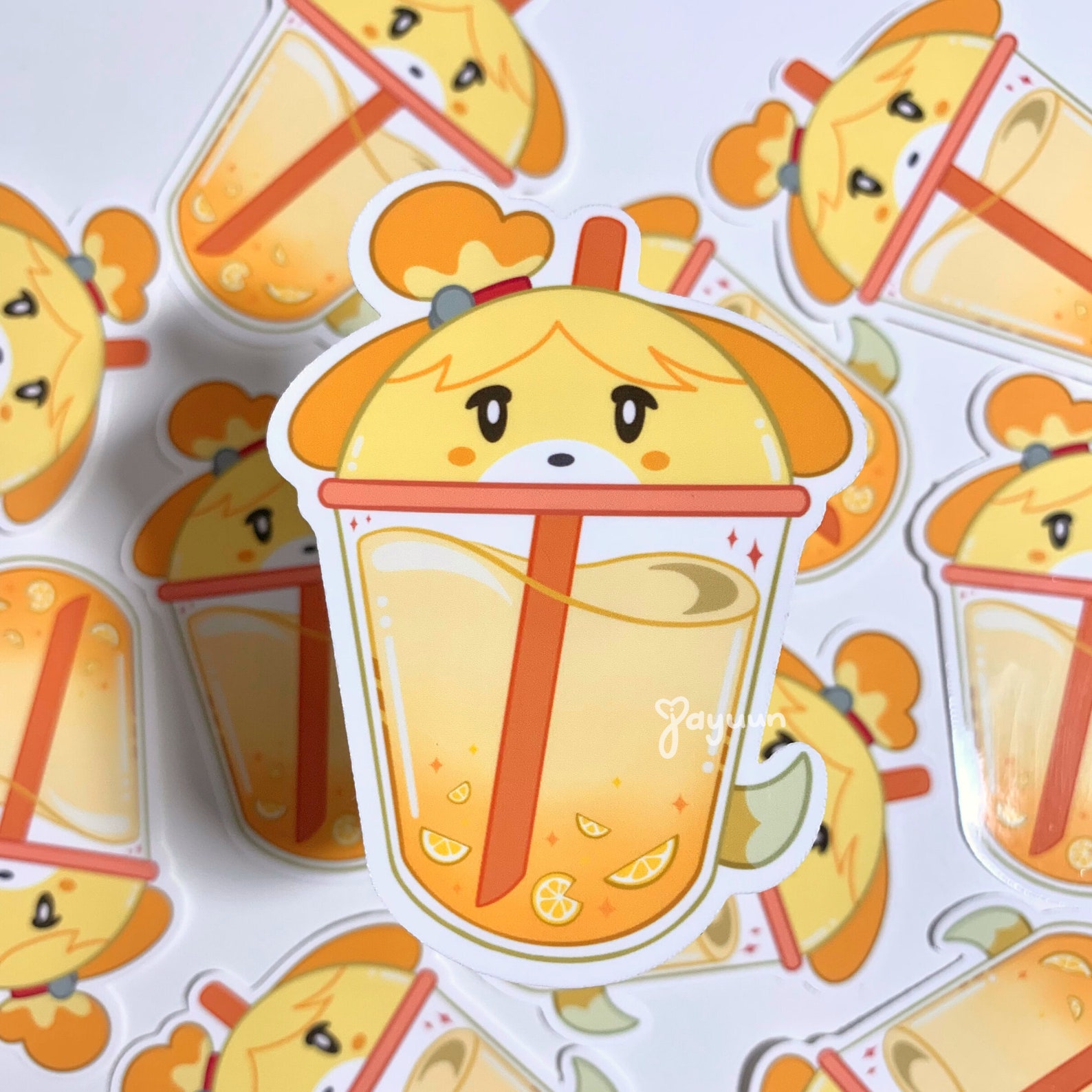 ACNH Boba the Office Isabelle/tom Nook Weatherproof Etsy