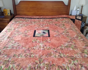Southwest Mountains Queen Size Bed Quilt