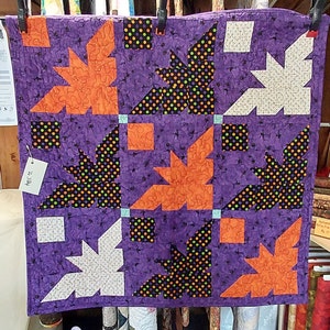 The Bat Crew quilted wall hanging