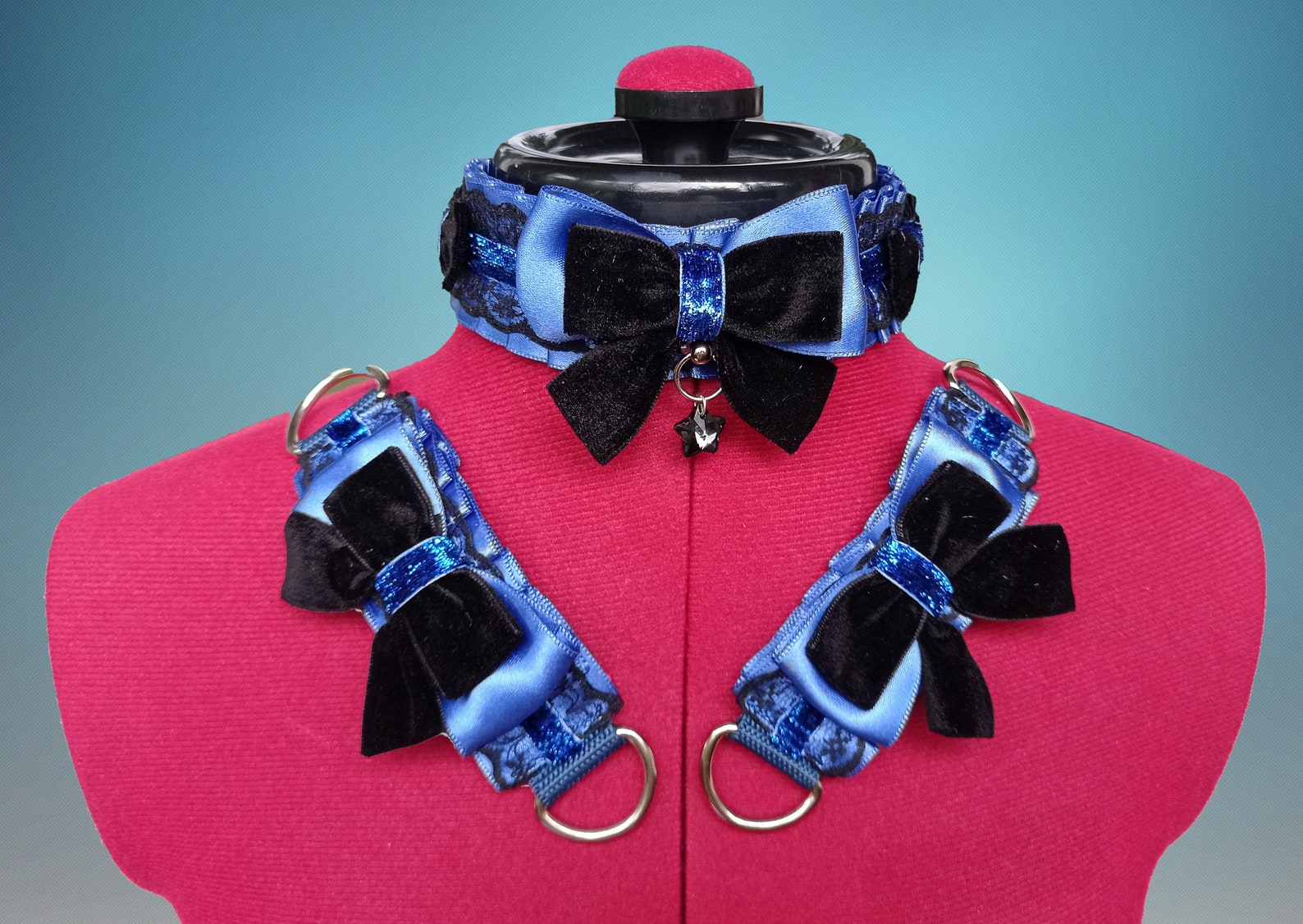 Kitten play collar set Petplay collar Kittenplay collar Abdl Etsy