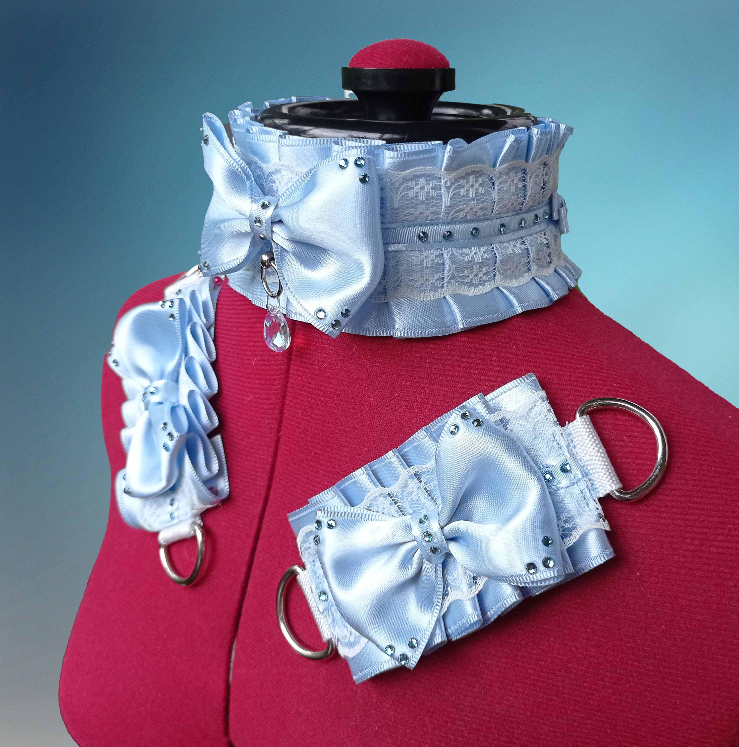 Kitten juego collar set Kittenplay collar Petplay collar Etsy