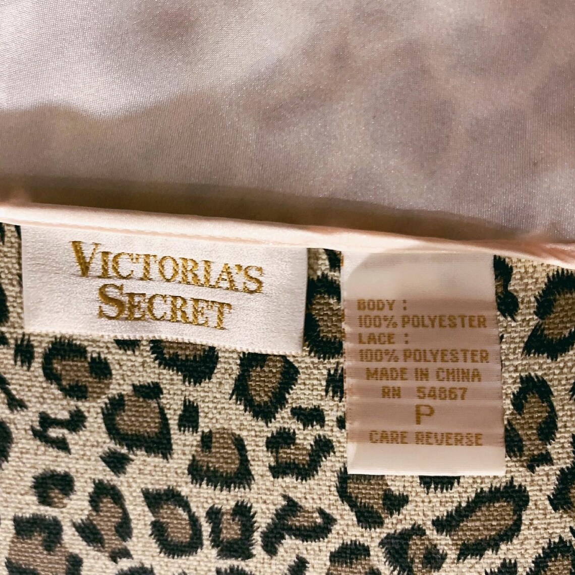 VTG Victoria Secret Gold Label Slip Gown Size P Etsy