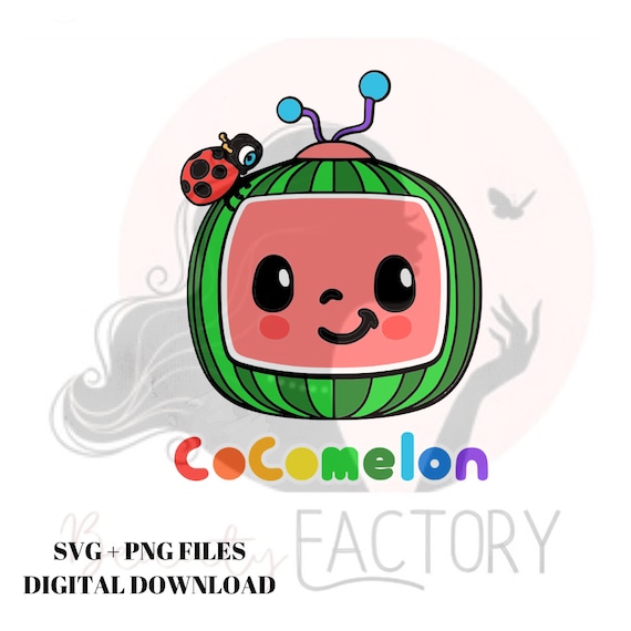 Cocomelon Melon SVG PNG | Etsy