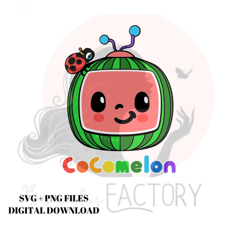 Cocomelon Melon SVG PNG | Etsy