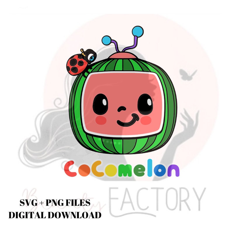 Download Cocomelon Melon SVG PNG | Etsy