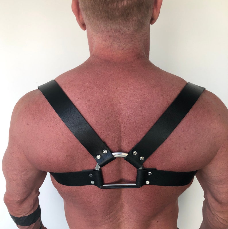 Leather Shoulder Strap Holster Harness
