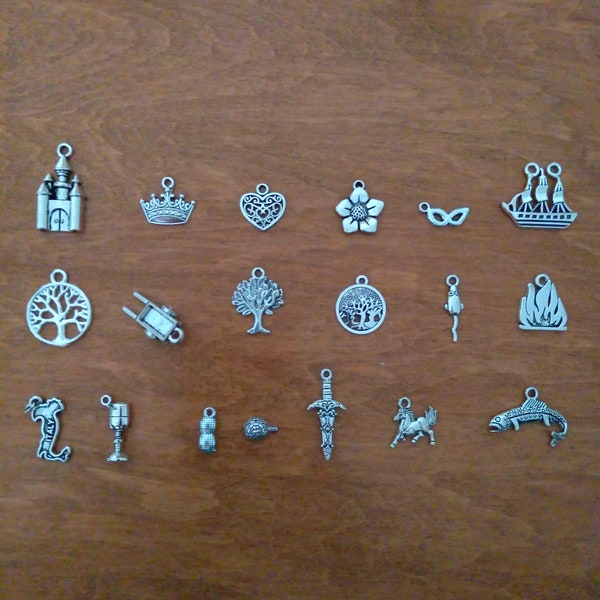Princess Bride-inspired Charm Set (5, 10, 15, or 19 Pieces)