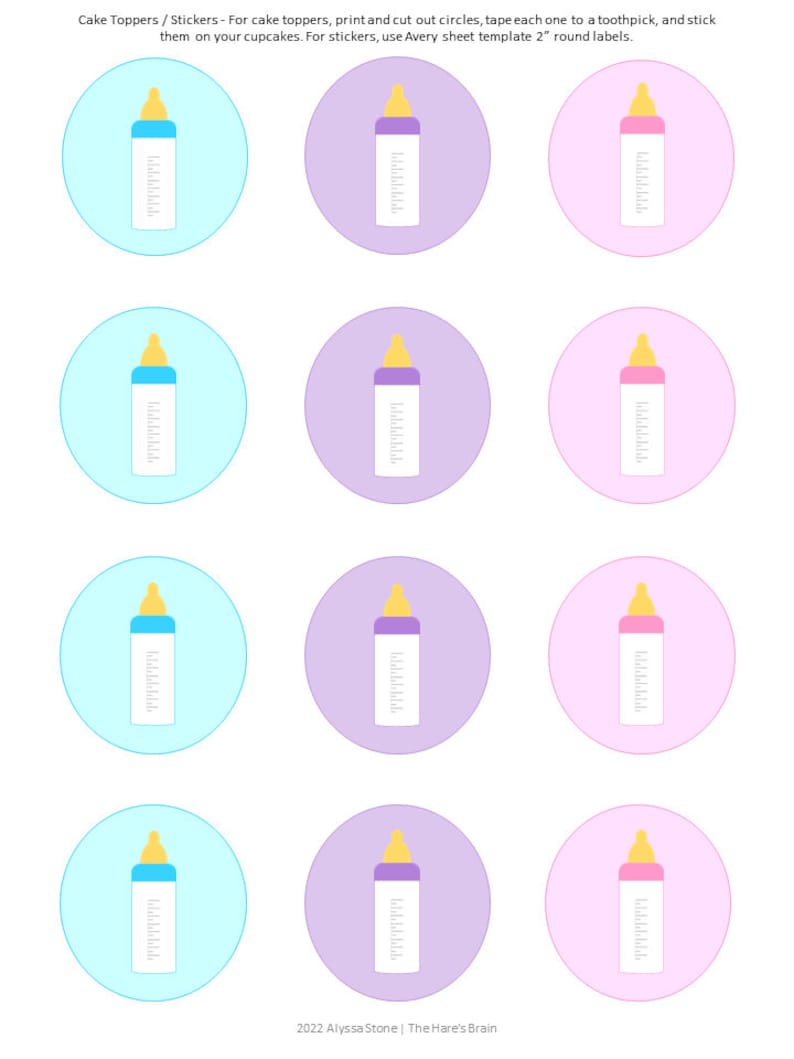 Baby Shower & Gender Reveal Printables Invitations Sign - Etsy