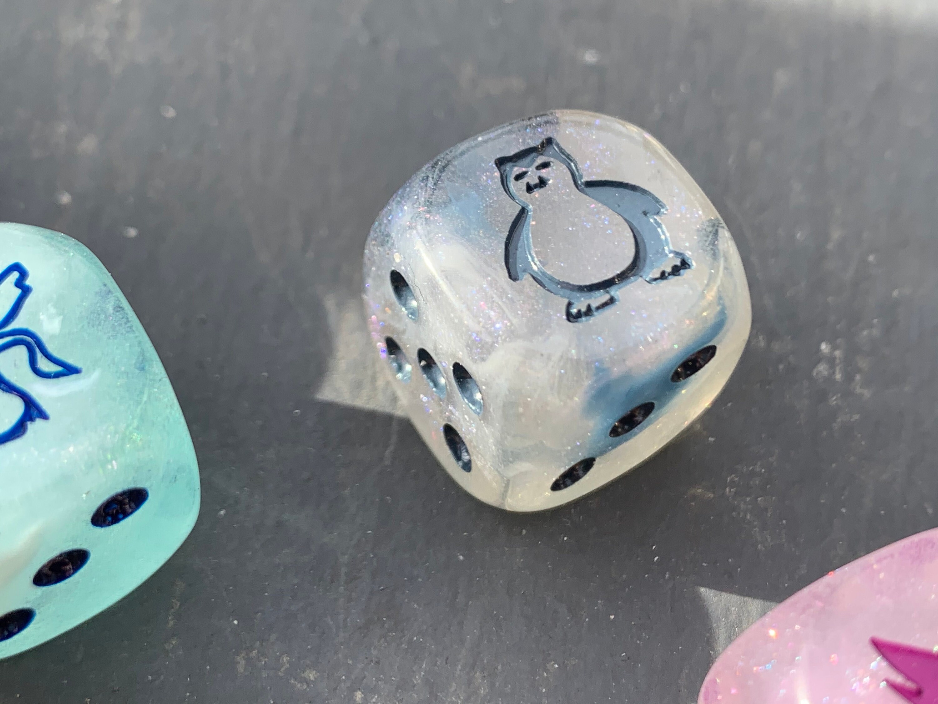 Pick Any 5 Anime Inspired Pokemon DND RPG D6 Dice Etsy