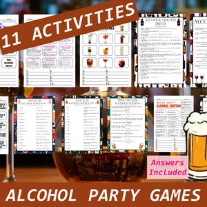 アルコール飲料クイズパーティーゲーム | カクテル | 大人向けクイズゲーム | アルコールをテーマにしたゲーム | 独身パーティーゲーム | ワイン | 独身女性向けゲーム