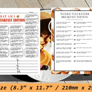 Breakfast Party Games | Trivia Questions | Food Games | Game Night ...