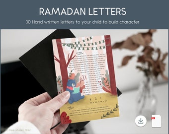 Ramadan Activity - 30 Letters for 30 Days of Ramadan | Ramadan Advent Calendar | Ramadan Activity Book | Ramadan Good Deeds