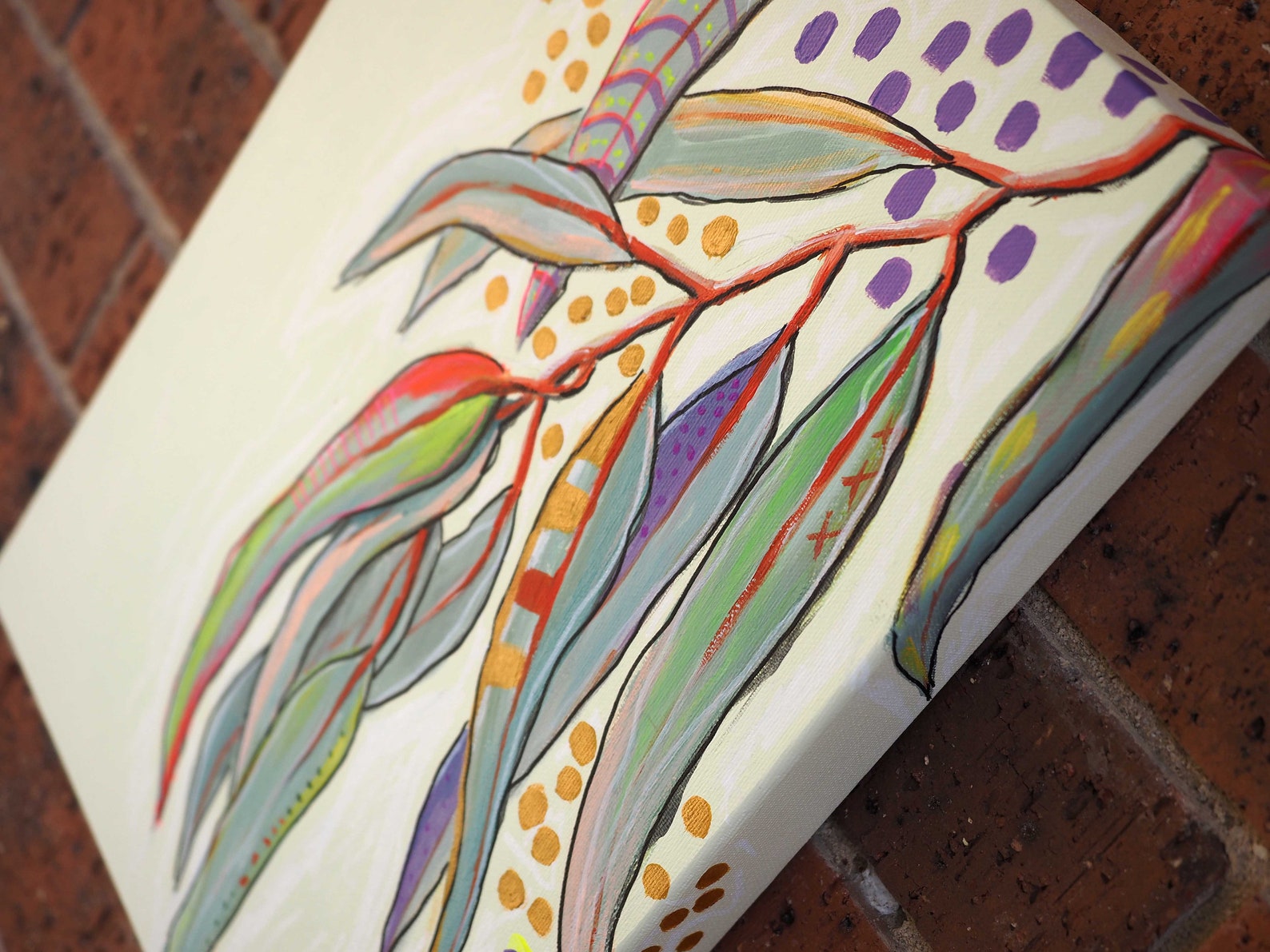 Australian Gum Tree 30x40cm Painting Acrylic Art on Etsy