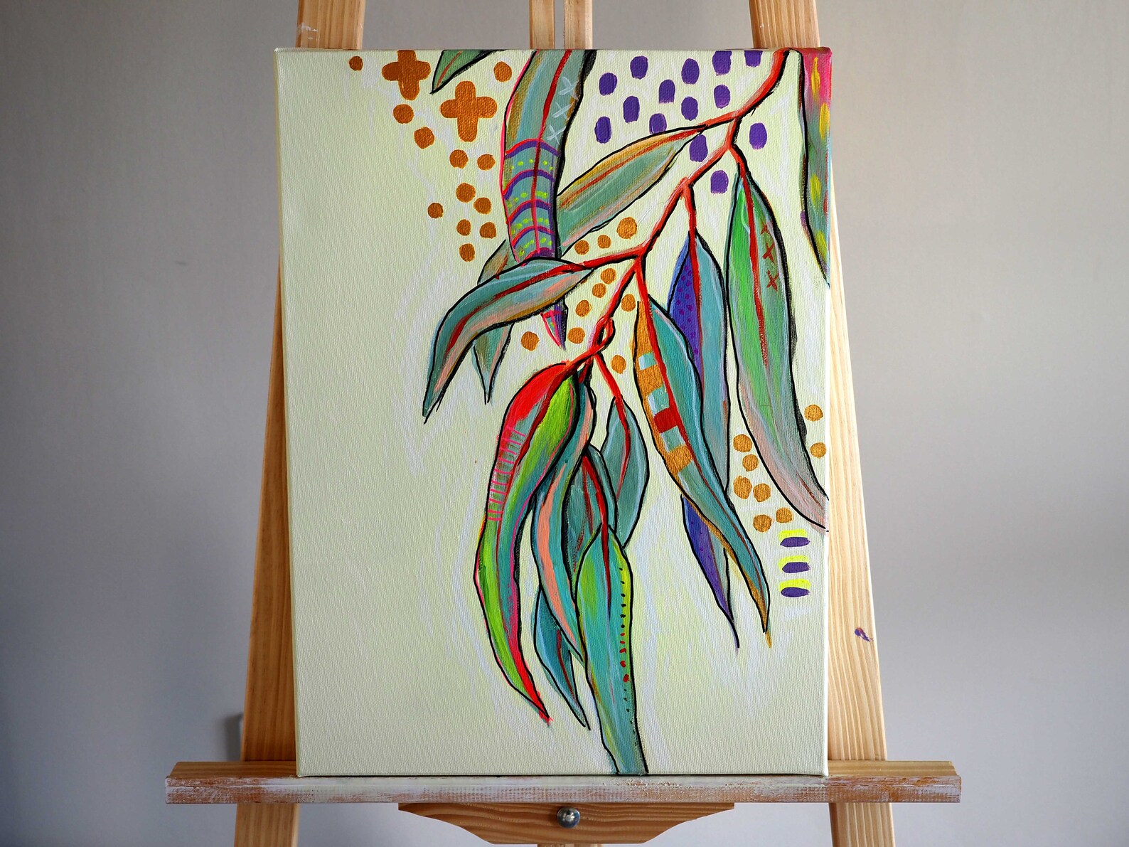 Australian Gum Tree 30x40cm Painting Acrylic Art on Etsy