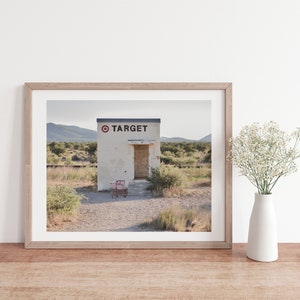 Target Marathon Photography, Marathon Texas, Texas Wall Art, Target Wall Art, Desert Wall Art, Instant Download, Printable Art,