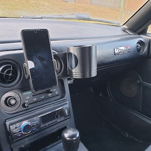 Combo smart phone mount cup holder for Mazda Miata Mazda Mx5 jdm accessories