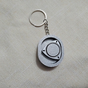 Rotary engine fidget spinner keychain desk toy - customizable personalization