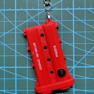 Miata Key chain - Valve cover from Mazda Mx5 NA Miata - JDM accessories Mazda keychain