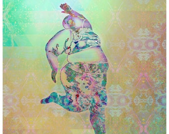 Fat Positive Art Print - Solstice - Dance  ||  MAGIC