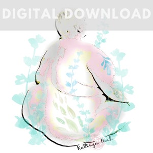 Crecimiento - Imagen digital - Arte corporal positivo