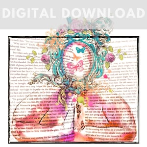 Bookish - Digital Image - Body Positive Art