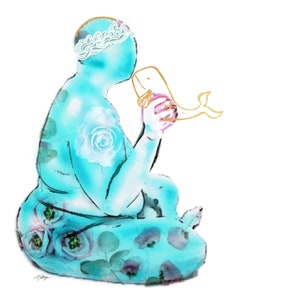 Selbstliebe - Fettakzeptanz - Body Positive Art Prints ||  WAL KÜSSET