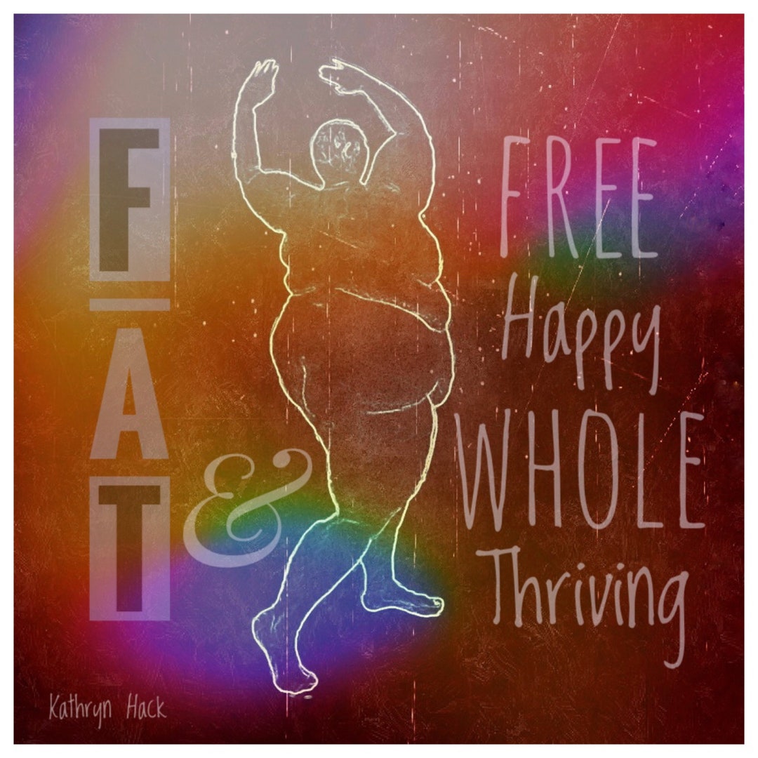 Fat Positive Art - Fat Liberation || FAT AND... - Etsy