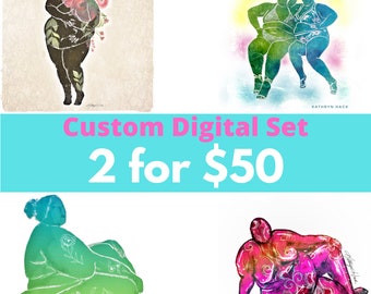 Custom Digital Set - Quantity Discount - 2 for 50