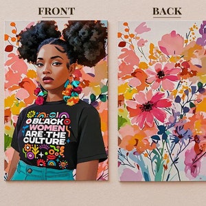 Inspirational Black Women are the Culture Hardcover Journal, Black Woman Daily Journal, Black Girl Magic Notebook, African American Journal