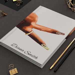 Personalized Black Girl hardcover journals