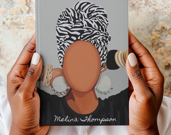 Black Girl Magic Journal: Personalized Melanin Woman Notebook