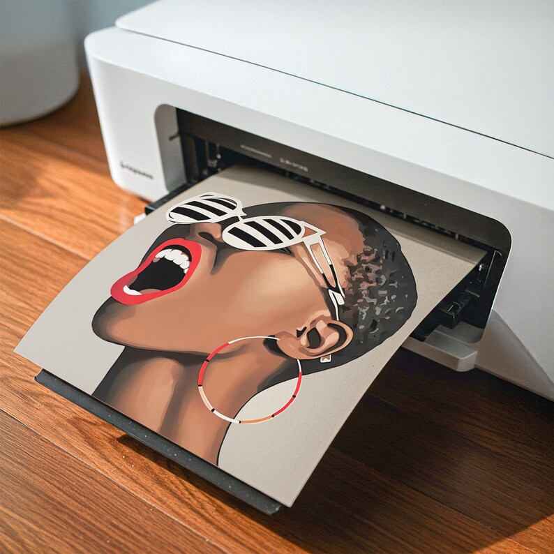 Black Art Print: Afrocentric Statement Wall Decor image 3