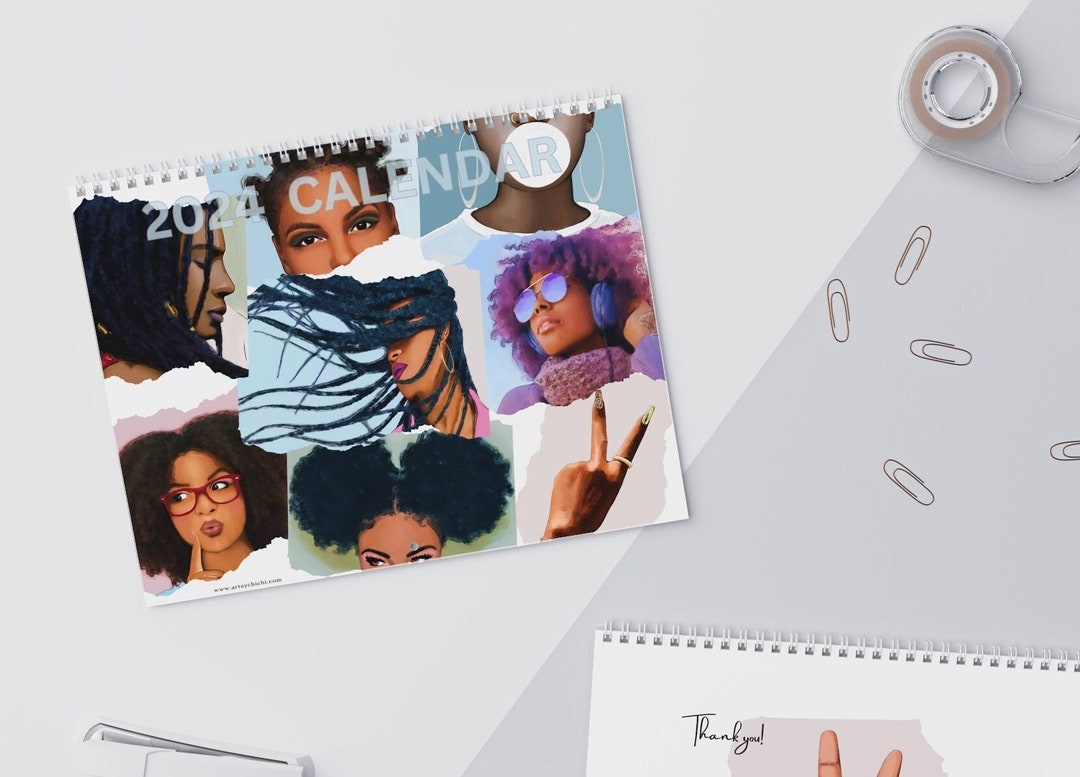 Wall Calendar 2024 Art Wall Calendar 2024 Calendar 12 Month Etsy