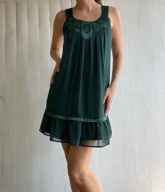 Vintage Emerald Green Dress - image 2